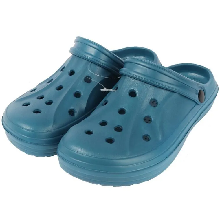 MĘSKIE KLAPKI Ogrodowe/Basenowe Buty LEKKIE Chodaki PIANKOWE NIEBIESKIE 41