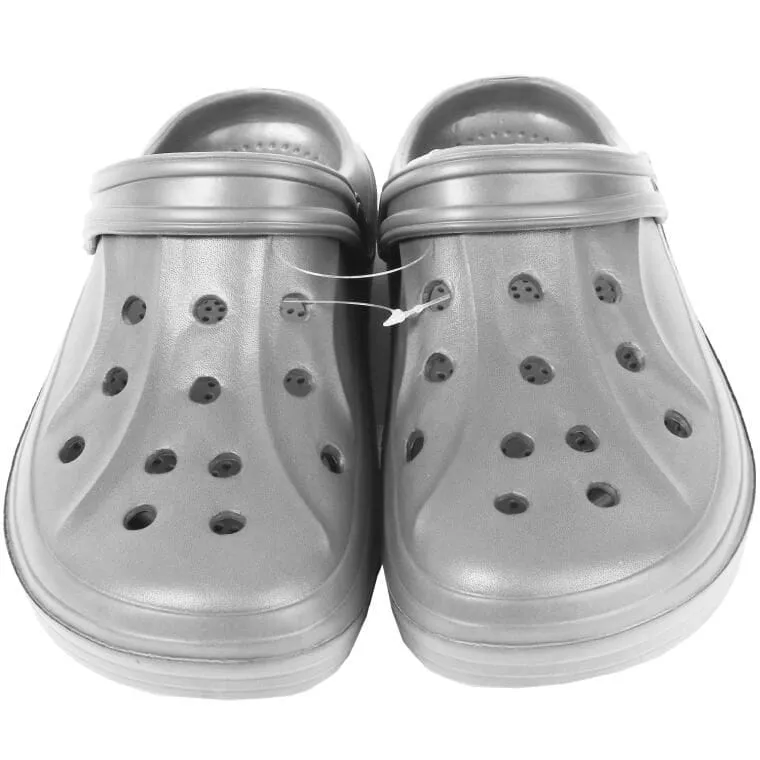 MĘSKIE KLAPKI Ogrodowe/Basenowe Buty LEKKIE Chodaki PIANKOWE 40 - SZARE