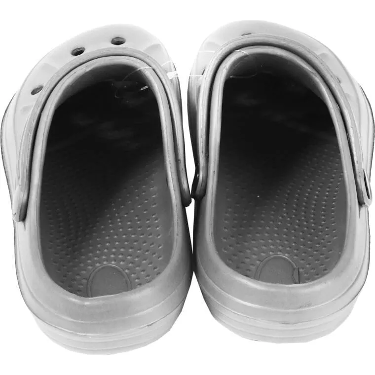 MĘSKIE KLAPKI Ogrodowe/Basenowe Buty LEKKIE Chodaki PIANKOWE 40 - SZARE