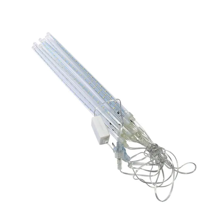 Dekoracyjne Lampki LED Meteory Na Choinkę, Wewnątrz, 288 Sztuk - Białe