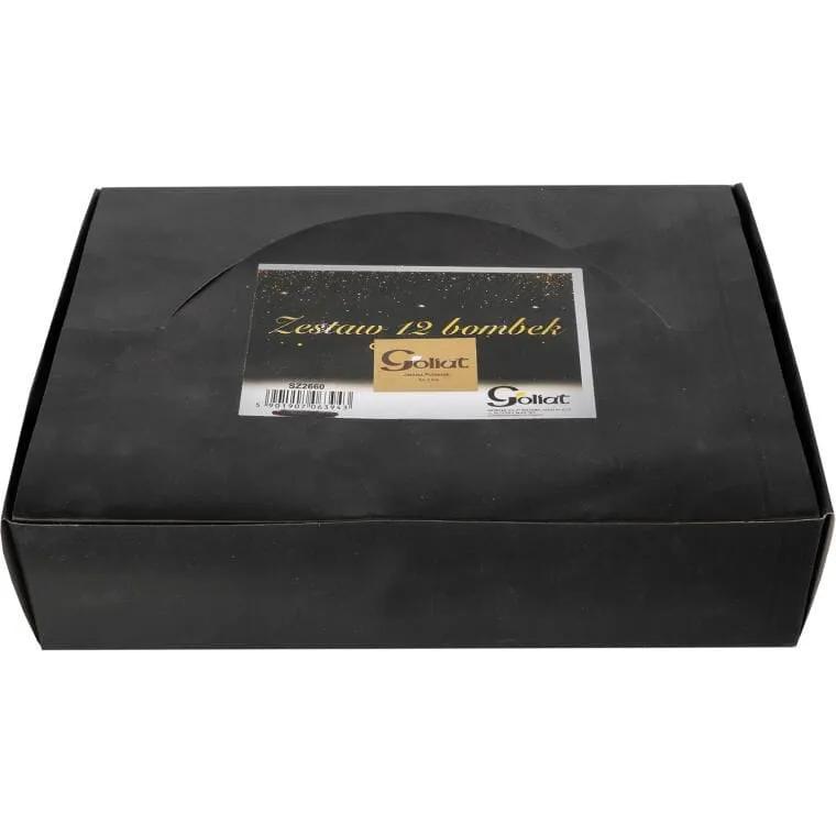 Bombki Plastikowe 12 szt 8cm Mix Kolor - Zielony