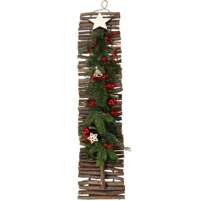 Choinka- Dekoracja Ścienna Do Powieszenia 85 cm