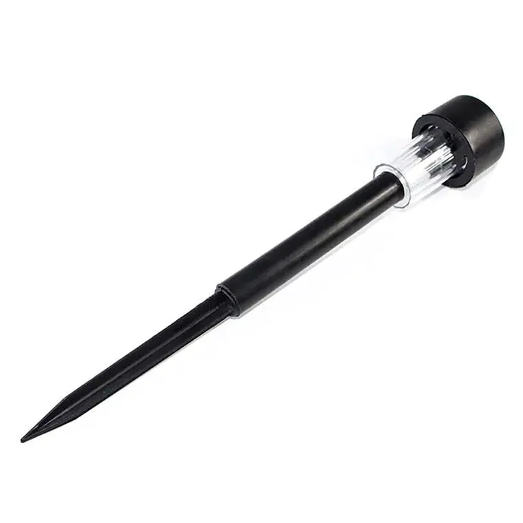 Słoneczny Słupek Oświetleniowy Z Czujnikiem Zmierzchu - Biała Dioda LED, 31 cm