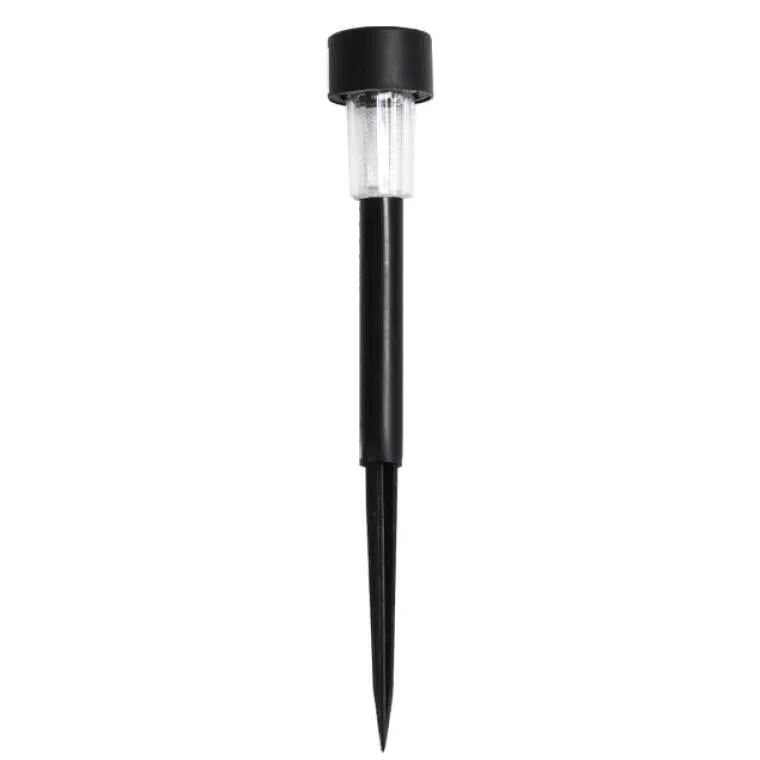 Słoneczny Słupek Oświetleniowy Z Czujnikiem Zmierzchu - Biała Dioda LED, 31 cm