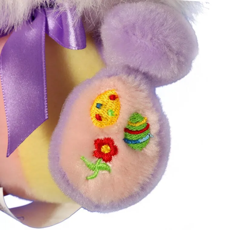 Zajączek Wielkanocny Pluszowy Fioletowy 20 cm - Dekoracja Świąteczna