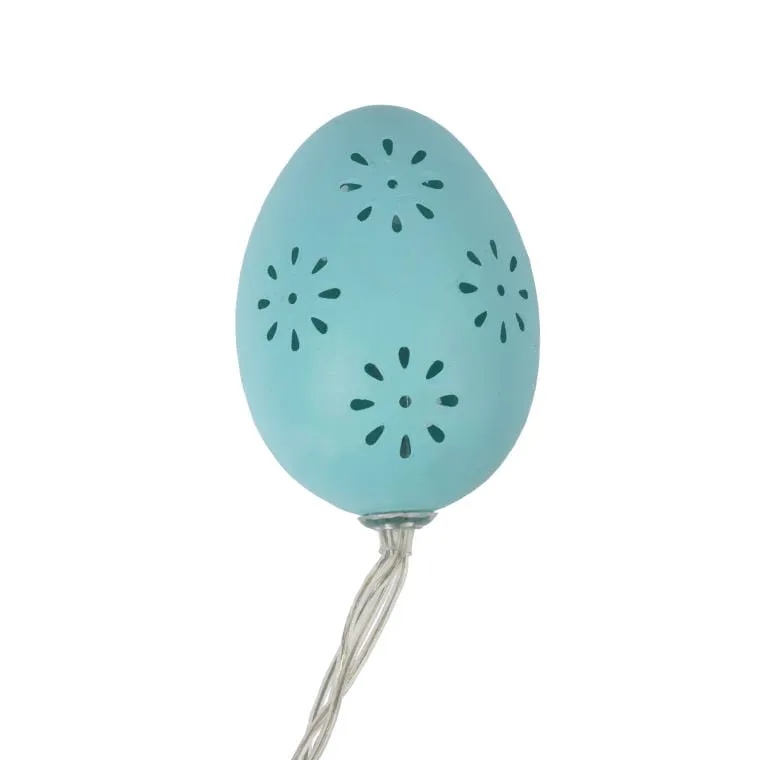 Jajka Girlanda Świetlna Lampki LED Wielkanoc Niebieskie