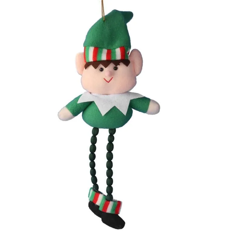 Elf Bożonarodzeniowy Do Zawieszenia 30 cm - Zielony