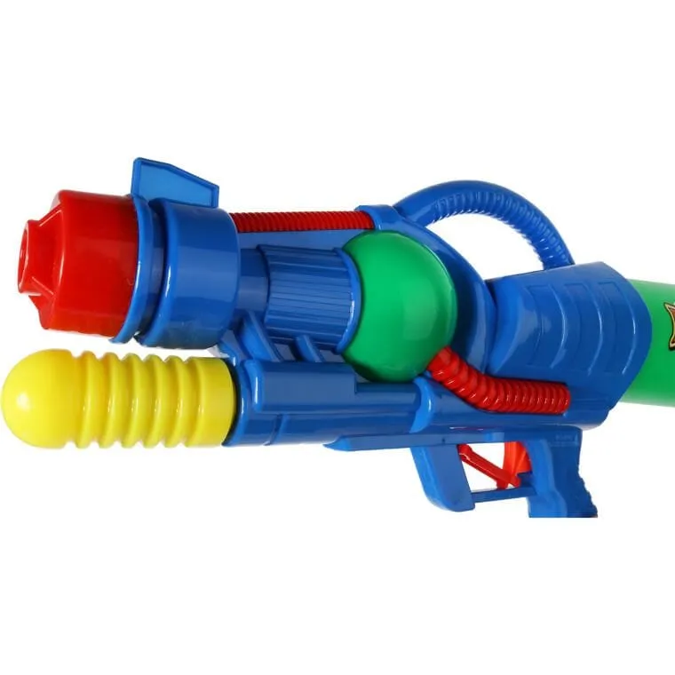Pistolet Na Wodę 45 cm Z Odwrotnym Mocowaniem Pojemnika I Systemem Tworzenia Ciśnienia - Niebieski