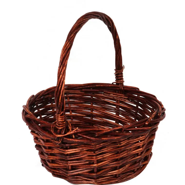 Koszyk Wielkanocny Naturalny Do Święconki FI23CM WYS 24cm