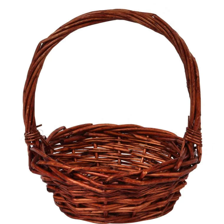 Koszyk Wielkanocny Naturalny Do Święconki Fi 18cm WYS 20cm