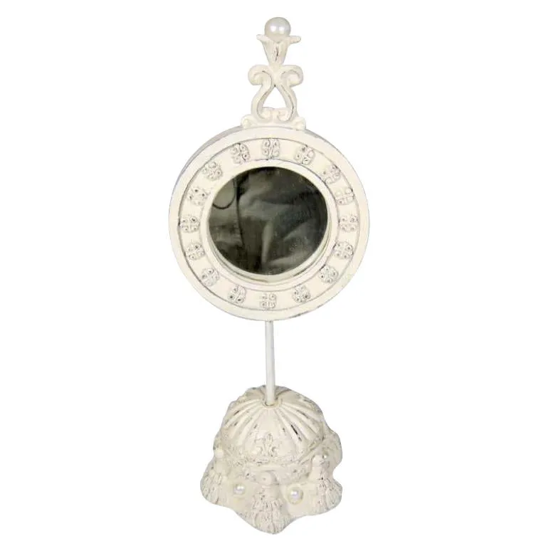 Eleganckie Bielone Lusterko