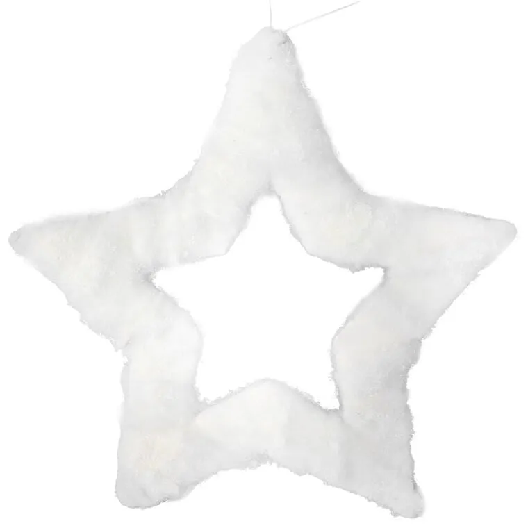 Zawieszka Dekoracyjna Gwiazda 40 cm - Biała