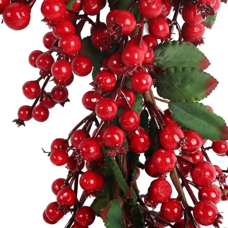 Dekoracja Z Jarzębiny Do Zawieszenia 60 cm II