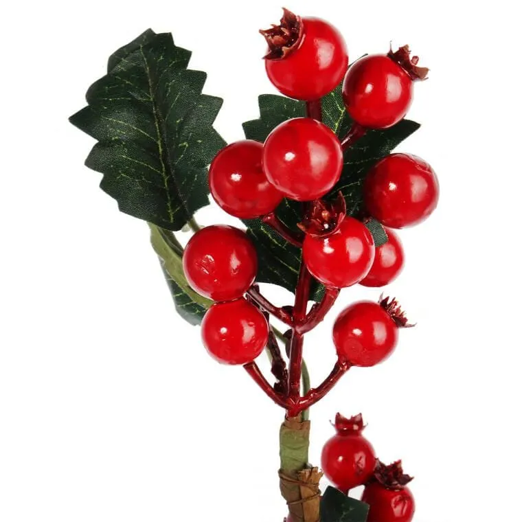 Girlanda Z Jarzębiną Ozdoba Świąteczna Bożonarodzeniowa 155 cm