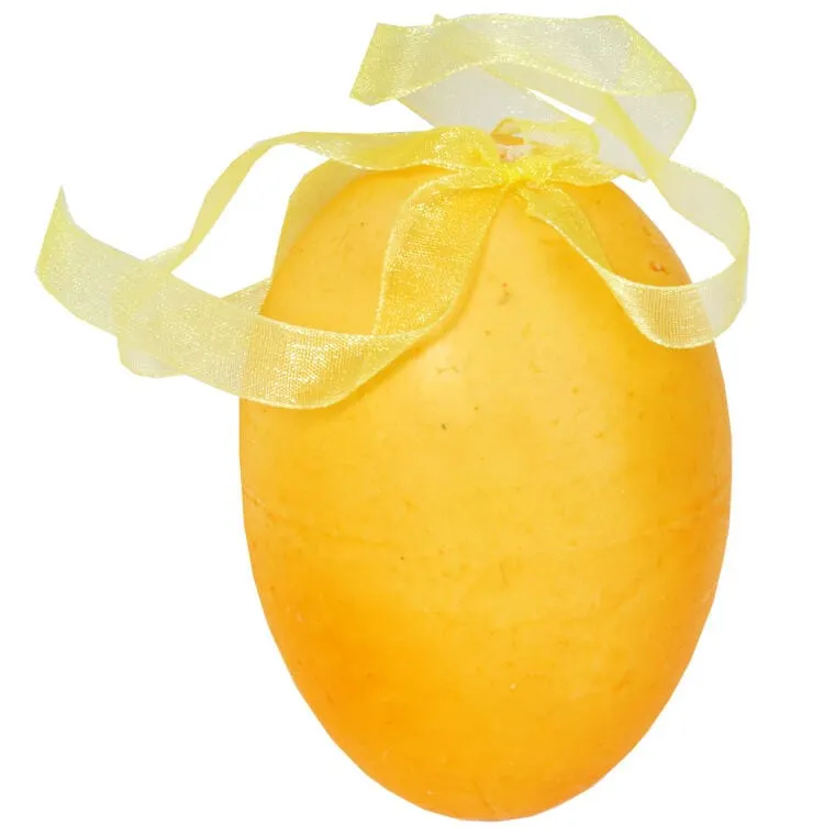 Jajka Plastikowe Zawieszki Zestaw 3 Sztuk 8,5cm - Żółte