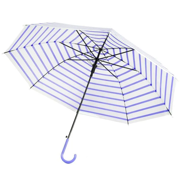 Parasol Parasolka Dla Dziewczynki Paski - Fioletowe