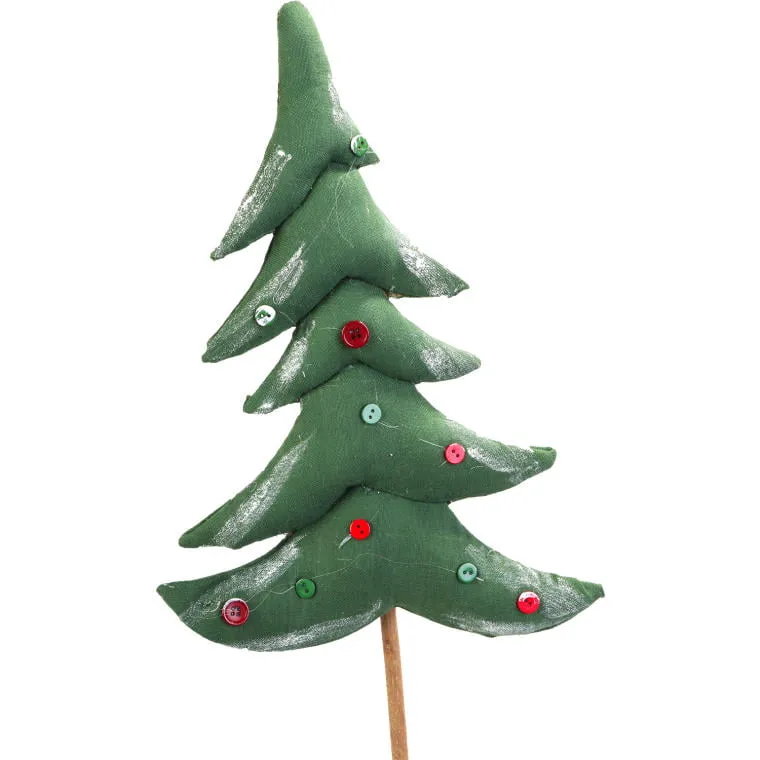 Choinka Z Naturalnych Materiałów W Zielonym Kolorze 57 cm