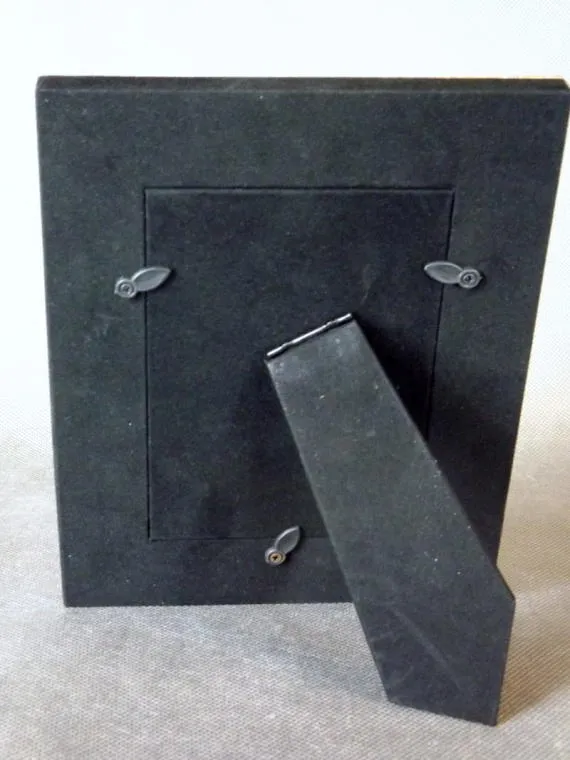 Ramka Na Zdjęcie Stojąca Kolor Kratka 19.5x15 cm - Srebrny