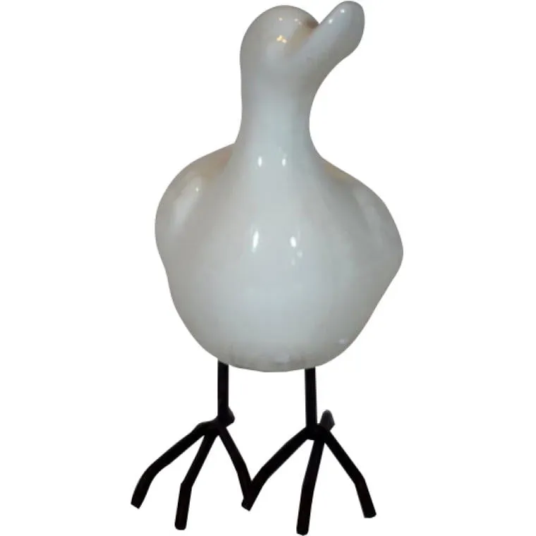 Ozdobna Kaczka 12 cm - Biała