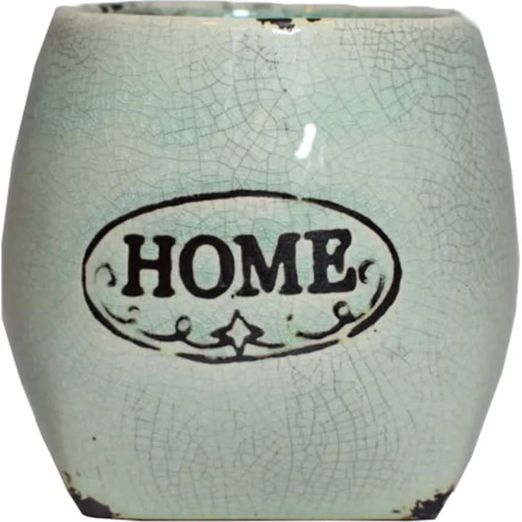 Osłonka Ceramiczna Home W Miętowym Kolorze 10x10 cm