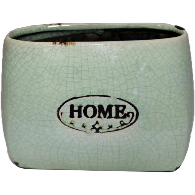 Osłonka Ceramiczna Home W Miętowym Kolorze 11x16 cm