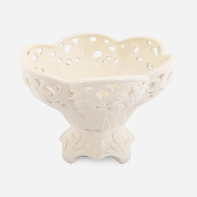 Ceramiczna Misa Dekoracyjna Na Stabilnej Nóżce 20 cm