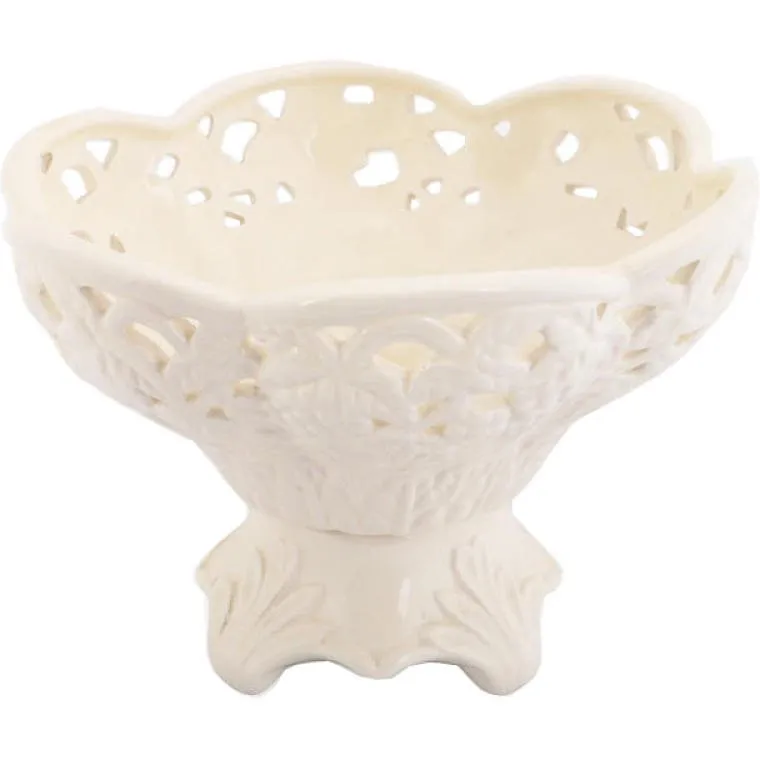 Ceramiczna Misa Dekoracyjna Na Stabilnej Nóżce 20 cm