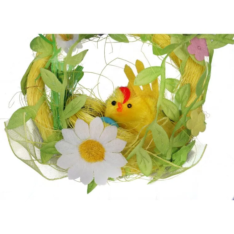 Kurczaczek W Kółku Zawieszka 9cm - Żółta