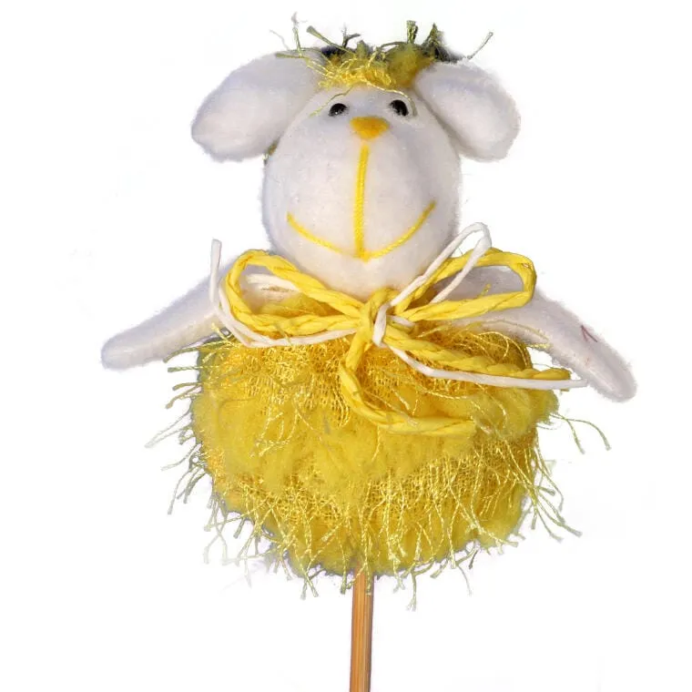 Figurka Owcy O Wysokości 25 cm - Żółta