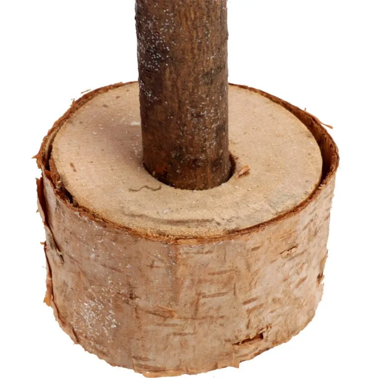 Drewniana Choinka Bożonarodzeniowa 38 cm - Zielony Dekoracyjny Element Świąteczny