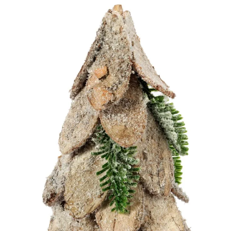 Drewniana Dekoracja Bożonarodzeniowa - Choinka 30 cm