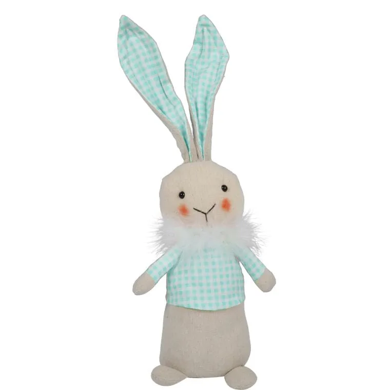 Zajączek Z Piórkami Figurka 34cm - Niebieska
