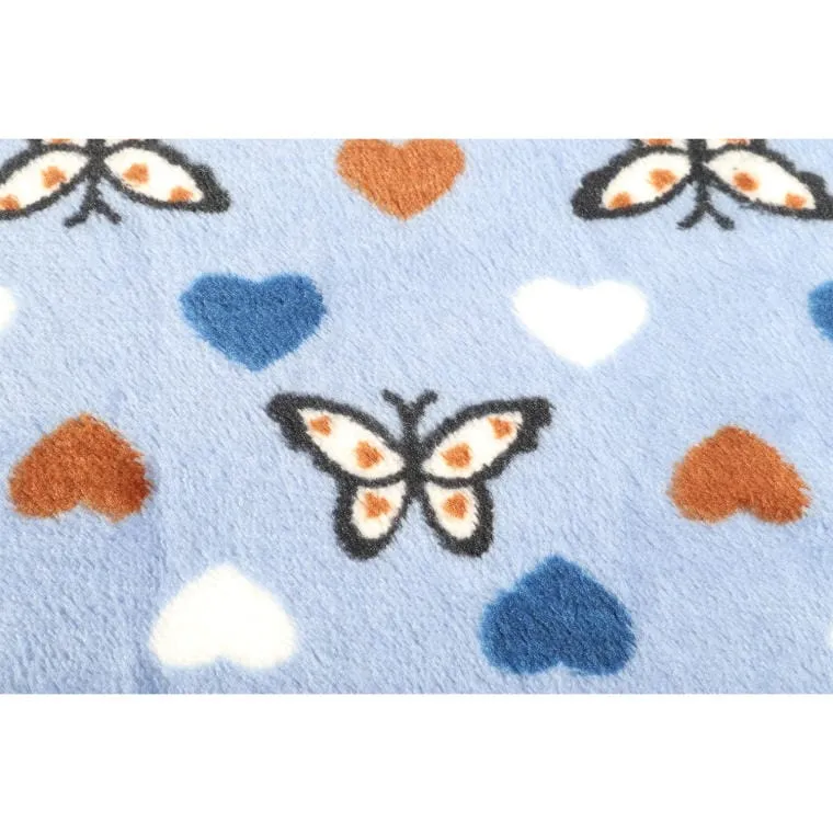 Kocyk Dla Psa Motylkowy Sen Niebieski, 40x60 cm