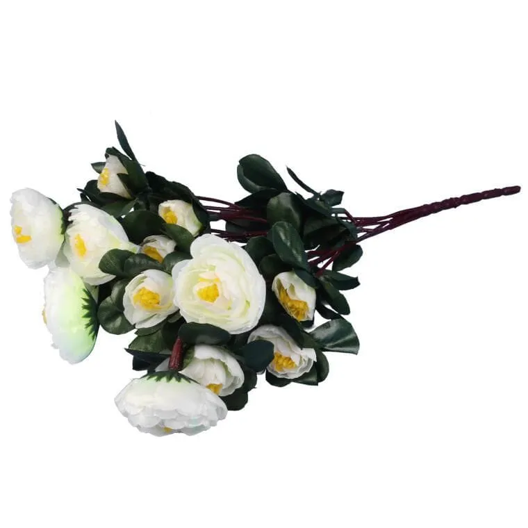Bukiet Kamelii 35 cm Kolor - Biały