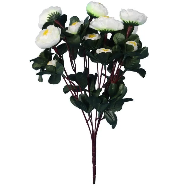 Bukiet Kamelii 35 cm Kolor - Biały