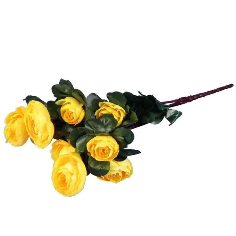 Bukiet Kamelii 35 cm Kolor - Żółty