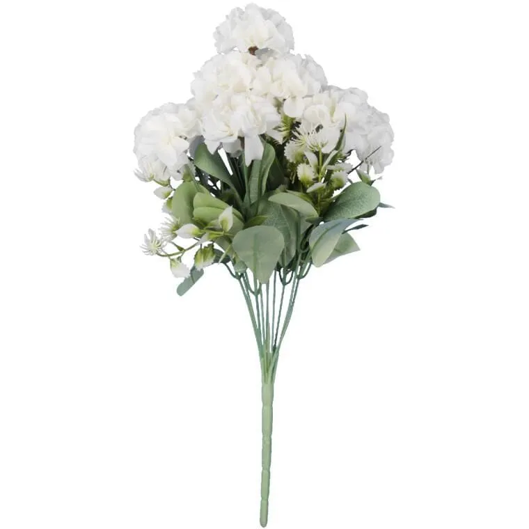 Bukiet 10 Chryzantem 43 cm Kolor - Biały