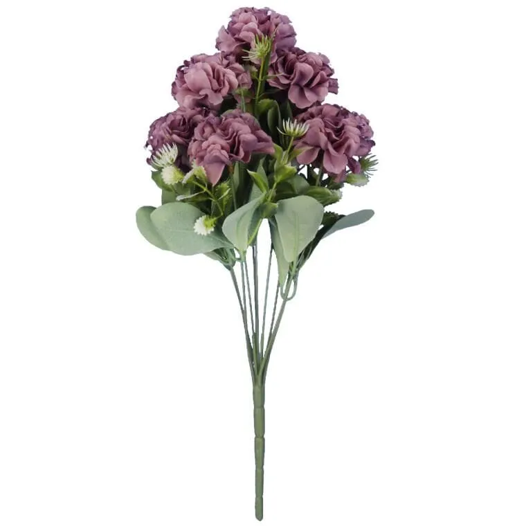 Bukiet 10 Chryzantem 43 cm Kolor - Fioletowy