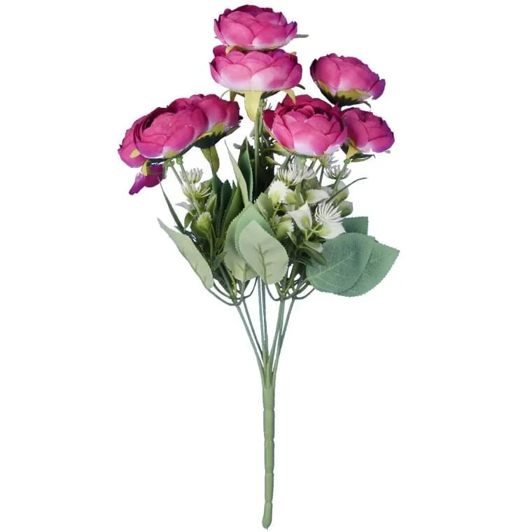 Bukiet 10 Kaczeńcy 44 cm Kolor - Bordowy