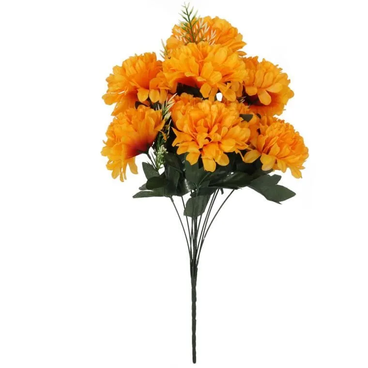 Bukiet 12 Chryzantem 52 cm Kolor - Pomarańczowy