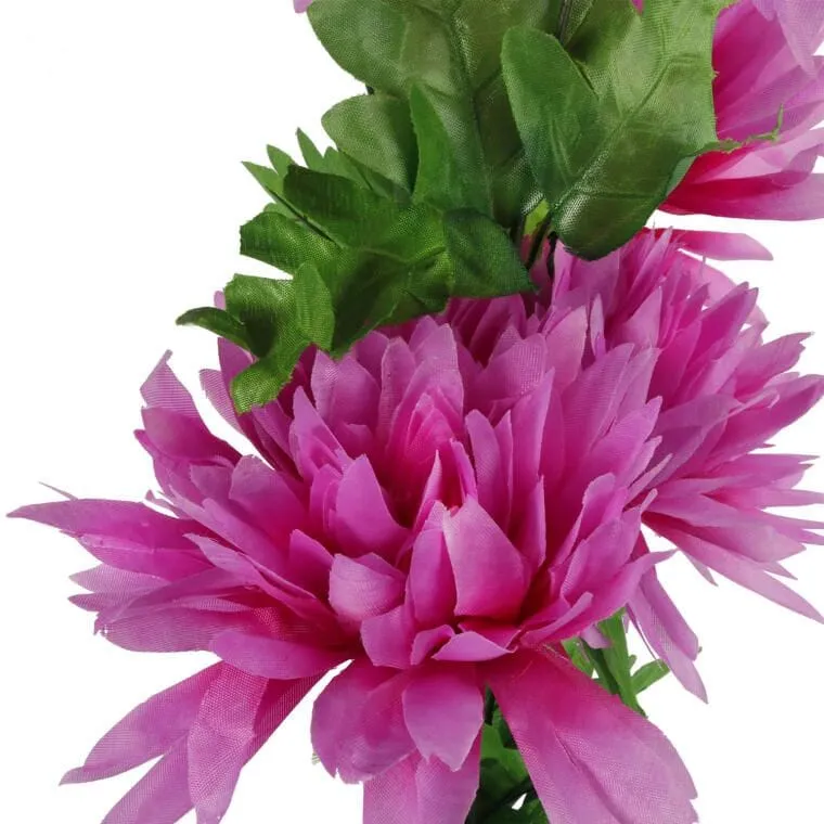 Bukiet 7 Chryzantem 80 cm Kolor - Fioletowy