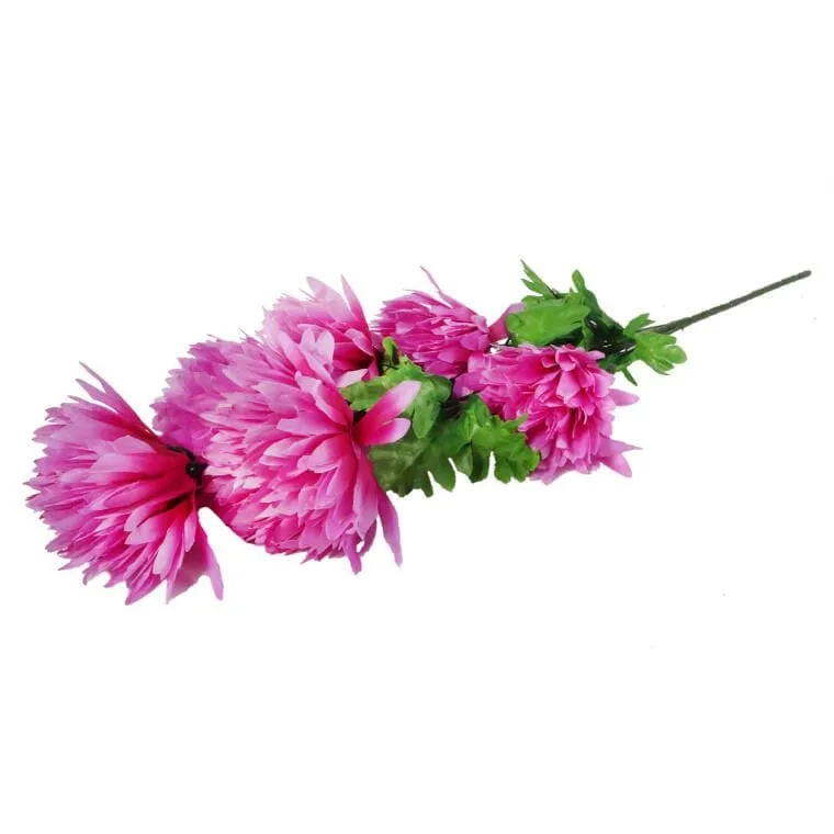 Bukiet 7 Chryzantem 80 cm Kolor - Fioletowy