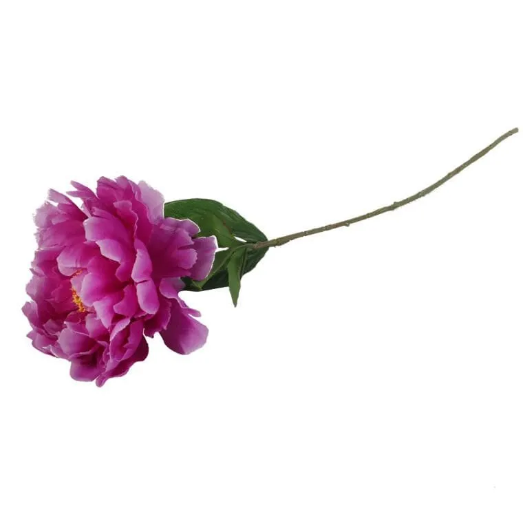 Sztuczna Piwonia W Kolorze Fioletowym O Wysokości 74cm