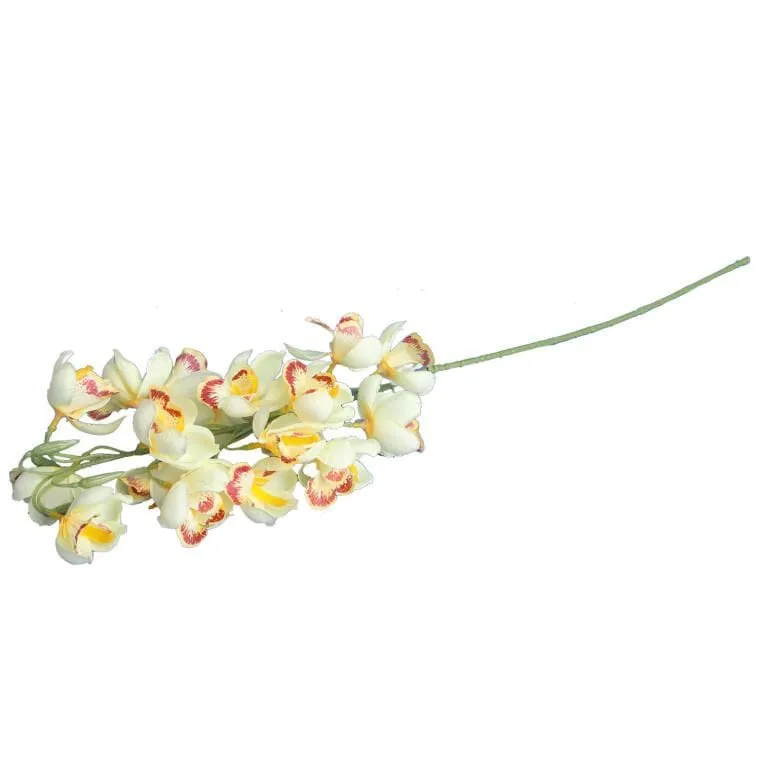 Gałązka Storczyka Dzwonkowatego W Kolorze Różowym 84 cm - Zielono