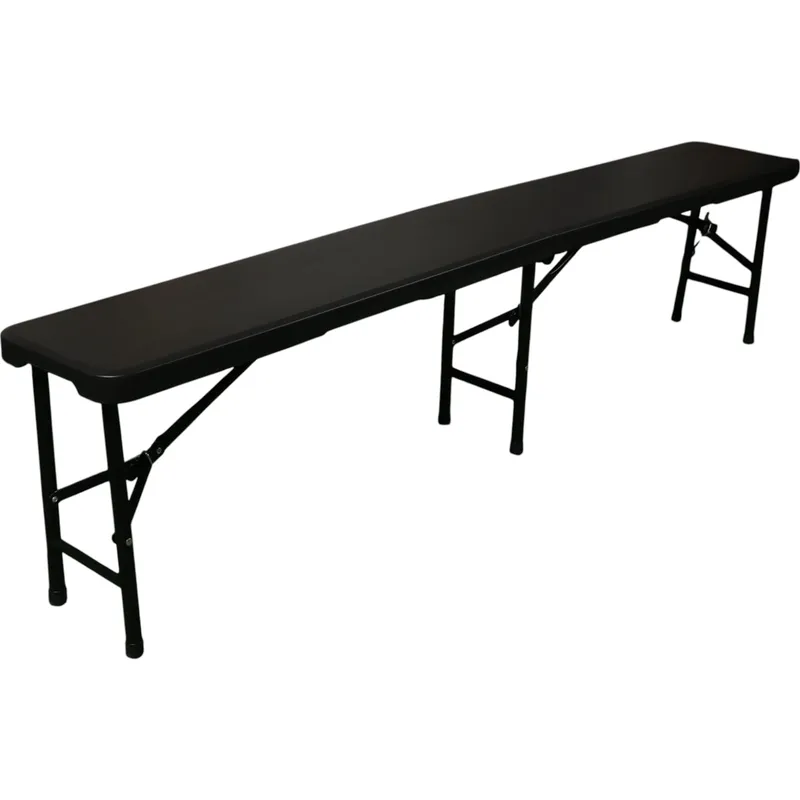 Ławka Cateringowa Składana 180 cm - Czarna