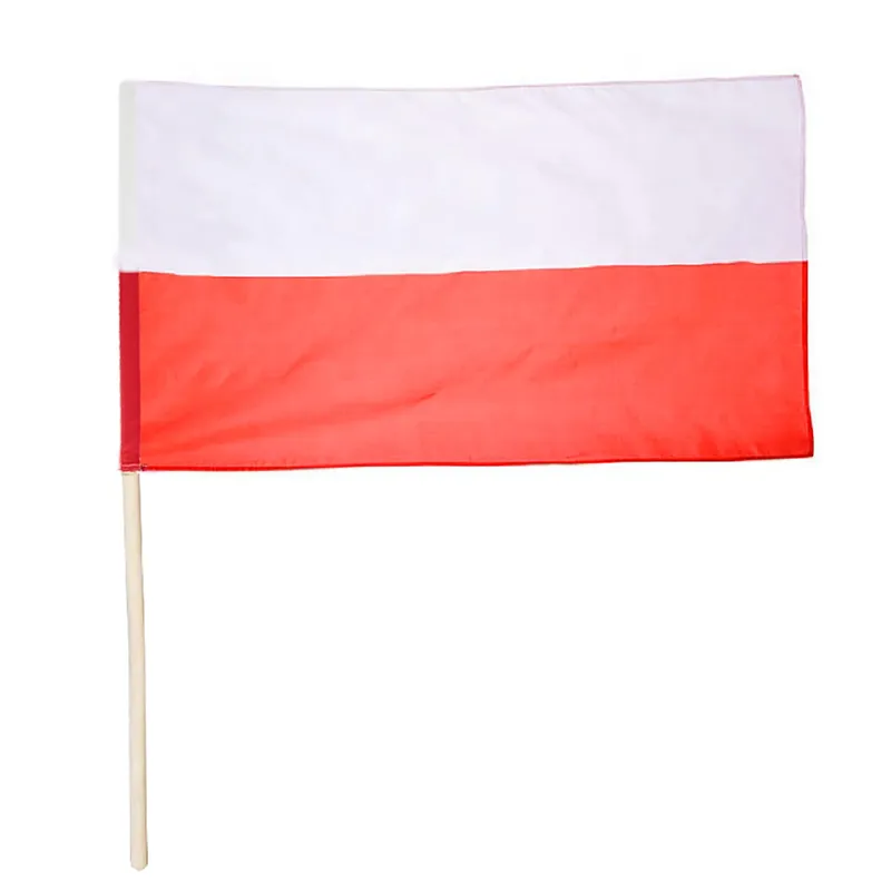 Flaga Polski Z Drzewcem 120 cm