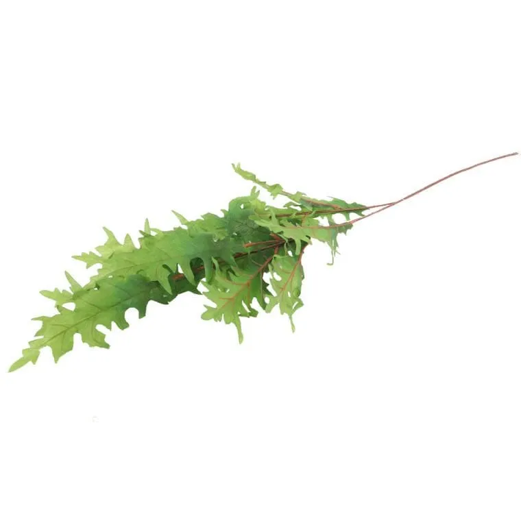 Gałązka Liści Dębu Błotnego 100 cm - Zielona