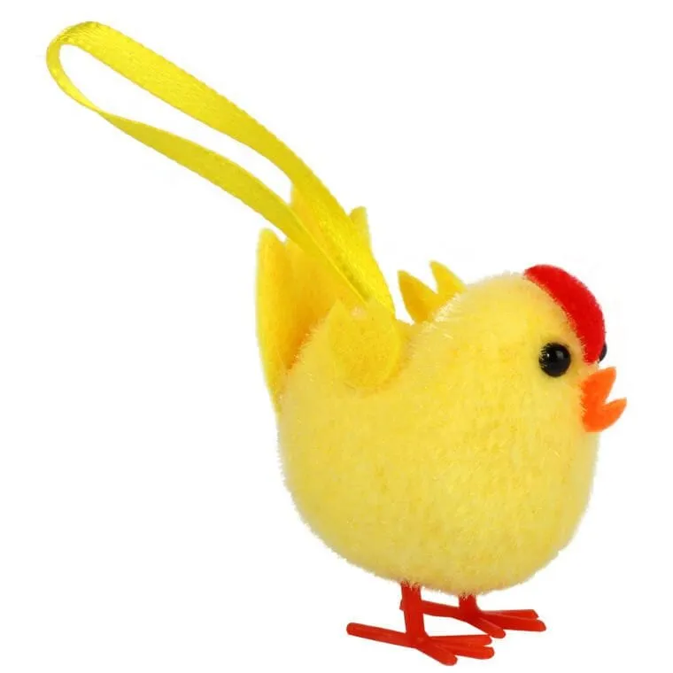 Ozdoby Wielkanocne Zestaw 4 szt Kurczaki Zawieszki