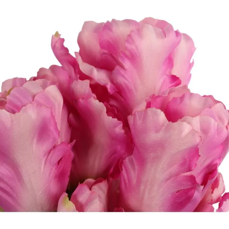 Bukiet 7 TULIPANÓW PAPUZICH 54 cm - RÓŻOWY