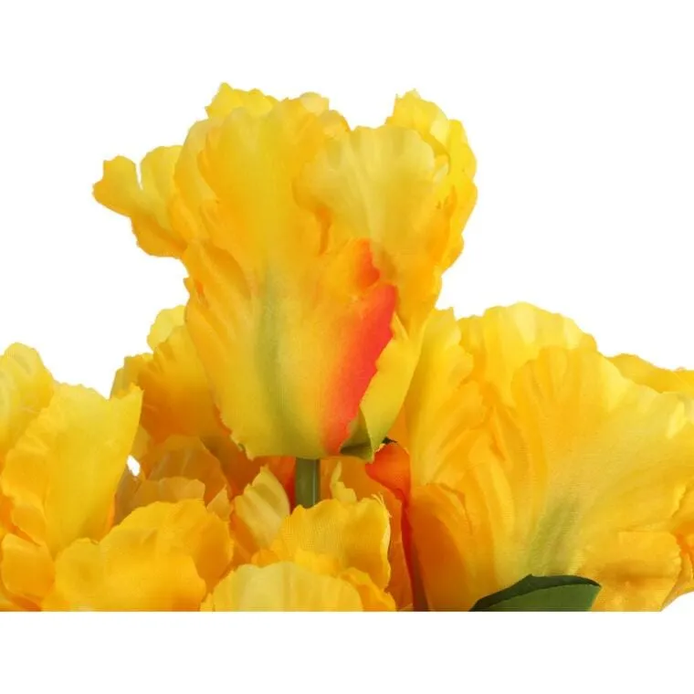 Bukiet 7 TULIPANÓW PAPUZICH 54 cm - ŻÓŁTY